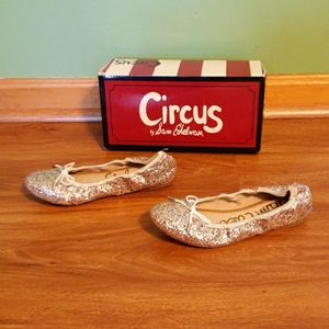 Sam Edelman rainbow glitter ballerina Flats